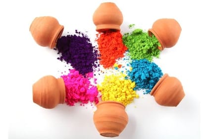 Fluorescent Color Powder - Combo of 10 Color 15 grams Jar each color
