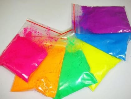 Fluorescent Color Powder - Hot Orange 15 Grams Jar