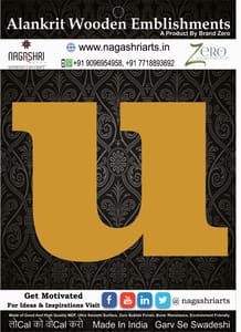 Brand Zero Alphabets, Numbers, Monograms - Lower Case U - CLBBT Font - Select Your Preference