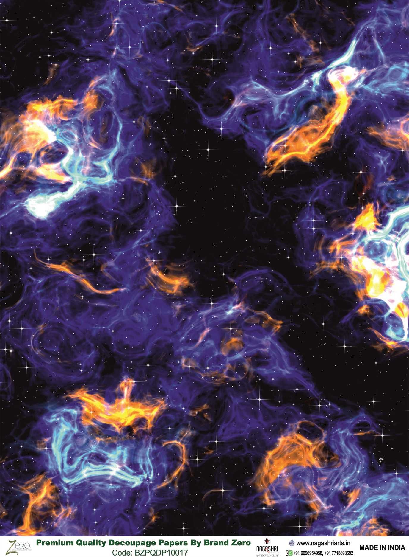 Brand Zero Premium Quality Decoupage Paper Pack of Two - Design Code: BZPQDP10017