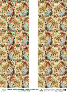 Brand Zero Premium Quality Decoupage Paper Pack of Two - Design Code: BZPQDP10260