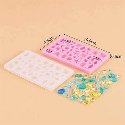 Brand Zero Silicon Mould - Multi Size Gem Stones
