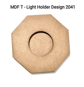 Brand Zero MDF Tea Light Holder Double Layer - Design BZMDFTEALHDDL2041
