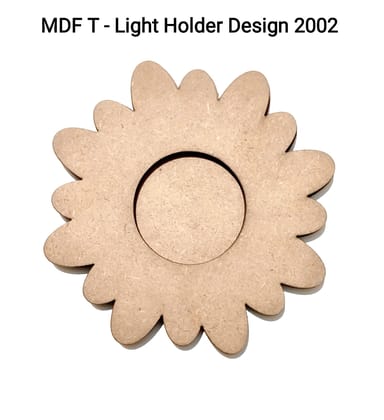 Brand Zero MDF Tea Light Holder Double Layer - Design BZMDFTEALHDDL2002 Brand Zero MDF Tea Light Holder Double Layer - Design BZMDFTEALHDDL2002