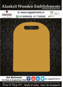 Brand Zero MDF Chopping Board Design 109 - Select Your Preference Of Size & Thickness