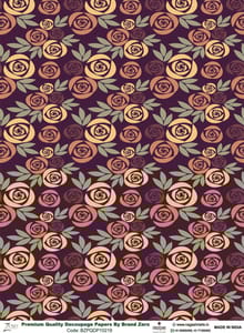 Brand Zero Premium Quality Decoupage Paper Pack of Two - Design Code: BZPQDP10219