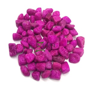 Brand Zero - Fuchsia Color Pebbles Glossy Stones - 200 Gms