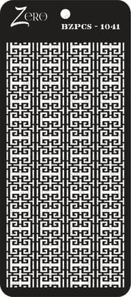 Brand Zero Pratibimb Craft Stencil - Select Your Preferred Size - Code: BZPCS-1041