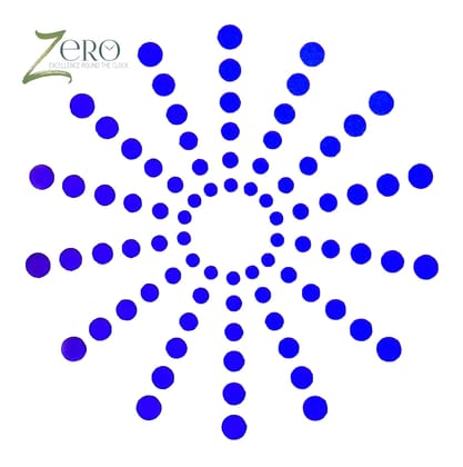 Imported Stencils- 5"*5"- Radial Dots Pattern Background 1