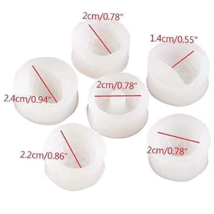 Brand Zero Silicon Mould - Combo Of 6 Pcs Fruit Candy