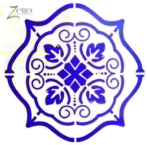 Imported Stencils- 5"*5"- Floral Graphic Mandala Design Background 21