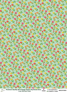 Brand Zero Premium Quality Decoupage Paper Pack of Two - Design Code: BZPQDP10083