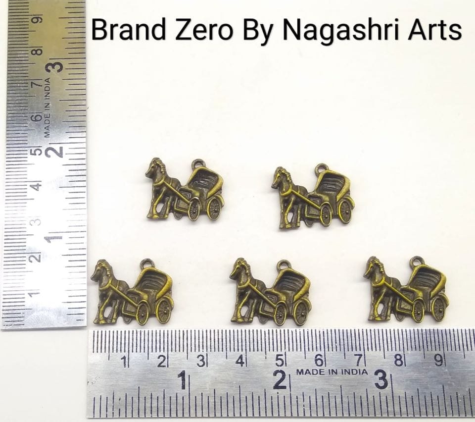 Brand Zero Chariot Metal charms - Pack of 5 pcs