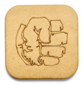 Brand Zero Pre Marked MDF Base - Design 3124 - Select Your Preference Of Size & Thickness