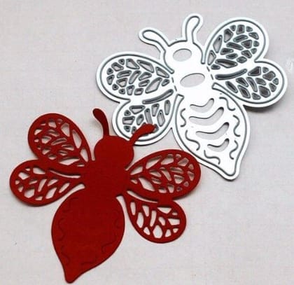Brand Zero Die - Honey Bee Metal Cutting Dies 6.0 x 6.0 CM