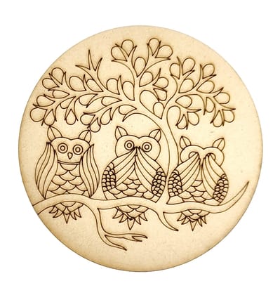 Brand Zero Pre Marked MDF Base - Design 2009 - Select Your Preference Of Size & Thickness