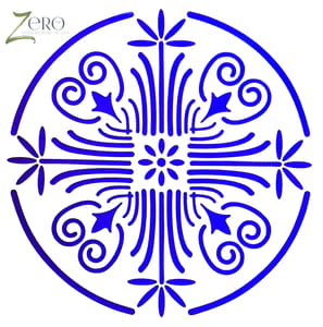 Imported Stencils- 5"*5"- Floral Graphic Mandala Design Background 13