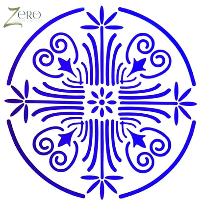 Imported Stencils- 5"*5"- Floral Graphic Mandala Design Background 13
