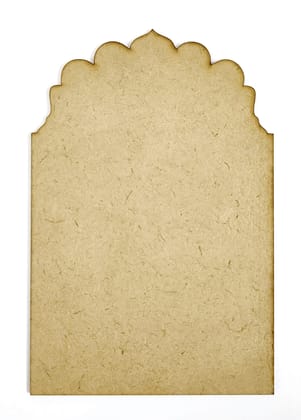 Brand Zero Plain MDF Diy Jharokha Base - Single Base Layer - Design BZJSBL10004 - Select Your Preference Of Size & Thickness