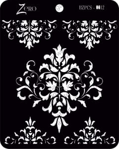 Brand Zero Pratibimb Craft Stencil - Code: BZPCS-0012 - Select Your Preferred Size