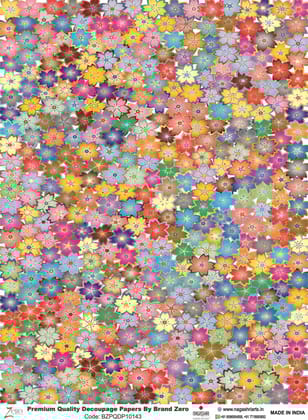 Brand Zero Premium Quality Decoupage Paper Pack of Two - Design Code: BZPQDP10143