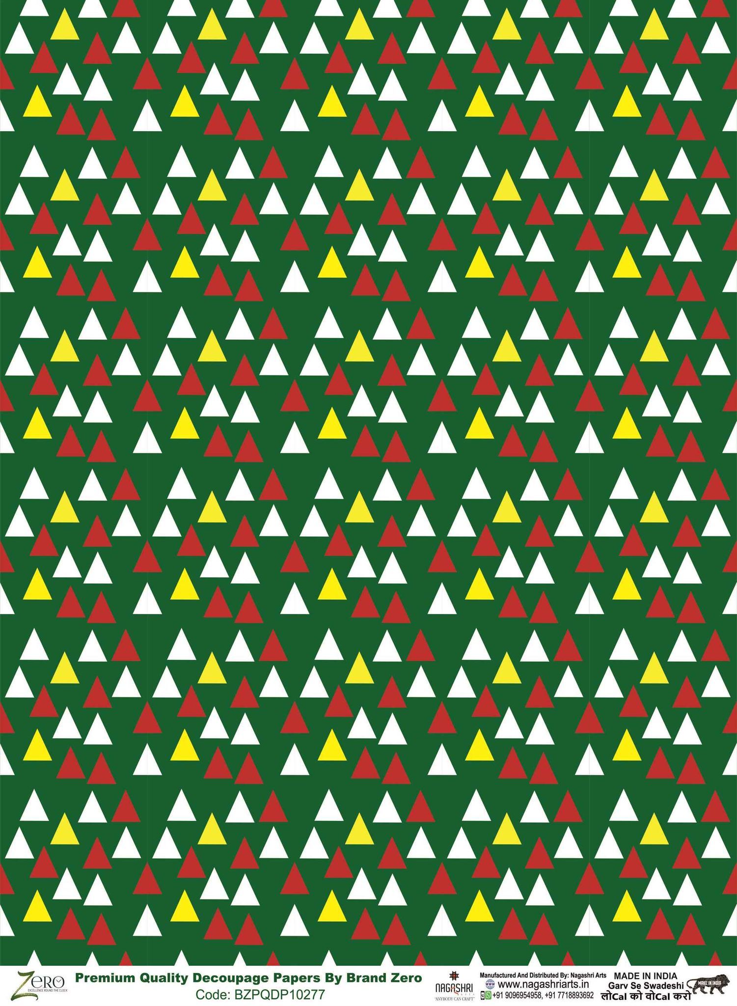 Brand Zero Premium Quality Decoupage Paper Pack of Two - Design Code: BZPQDP10277