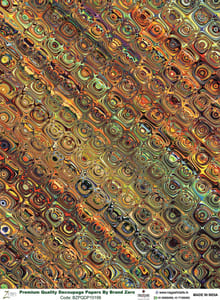 Brand Zero Premium Quality Decoupage Paper Pack of Two - Design Code: BZPQDP10198