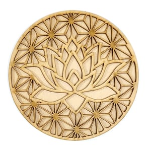 Brand Zero Double Layer MDF Rangoli Base - Design 1021 - Select Your Preference Of Size & Thickness