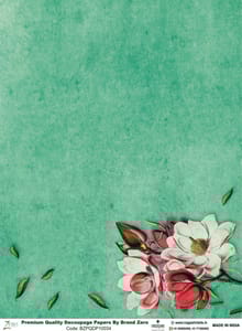 Brand Zero Premium Quality Decoupage Paper Pack of Two - Design Code: BZPQDP10034