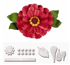 Brand Zero Die -  1 Set 3D Combinations Flower Metal Cutting Die 6.7 * 7.9 cm