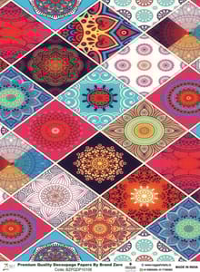 Brand Zero Premium Quality Decoupage Paper Pack of Two - Design Code: BZPQDP10106