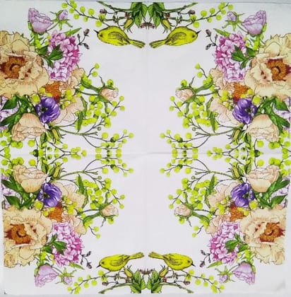 Decoupage Napkin / Tissue papers -  33cm by 33cm - Tiny Prints