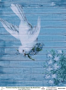 Brand Zero Premium Quality Decoupage Paper Pack of Two - Design Code: BZPQDP10070