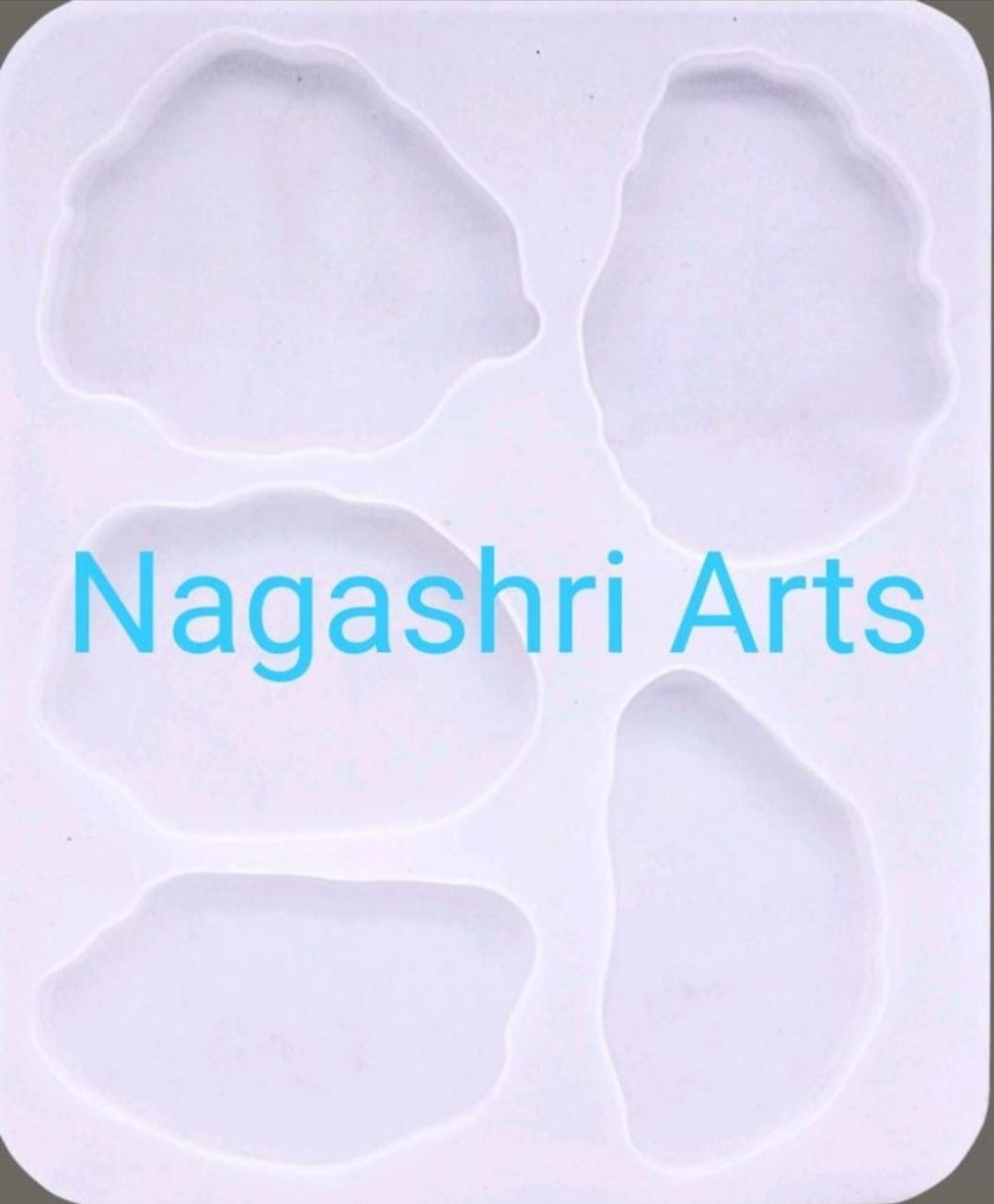 Brand Zero Resin Silicone Mould - Multi Agate Coaster - Size 30 cm by 25cm by 1 cm