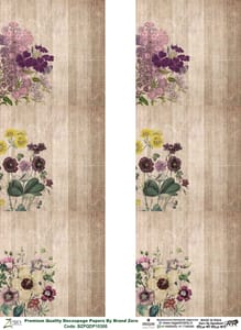 Brand Zero Premium Quality Decoupage Paper Pack of Two - Design Code: BZPQDP10300