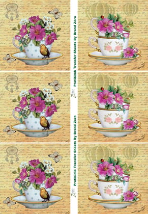 Brand Zero Pratibimb Transfer Sheets - Birdies