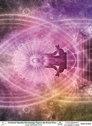 Brand Zero Premium Quality Decoupage Paper Pack of Two - Design Code: BZPQDP10137