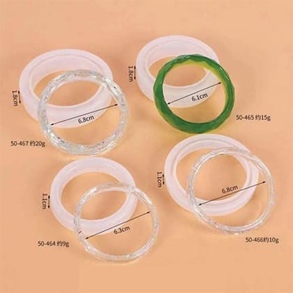 Brand Zero Silicon Mould - Combo Of 4 Pcs Bangles