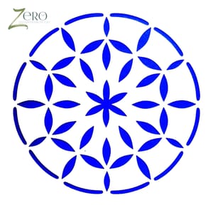 Imported Stencils- 5"*5"- Floral Graphic Mandala Design Background 14
