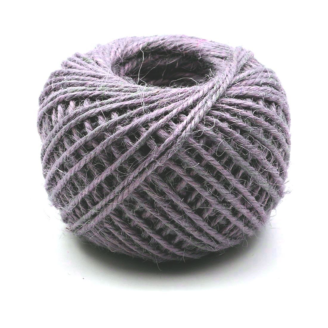 Jute Twine String 50 Meter Roll - Gray Color 3 Ply - 2mm Diameter