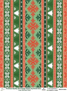 Brand Zero Premium Quality Decoupage Paper Pack of Two - Design Code: BZPQDP10057