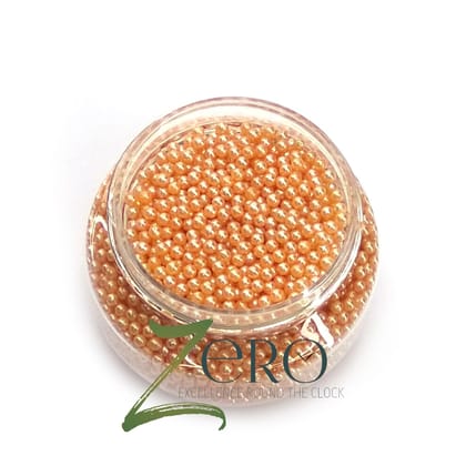 Brand Zero Micro Pearls - Cantaloupe - 1.5 mm - 20 Grams Jar
