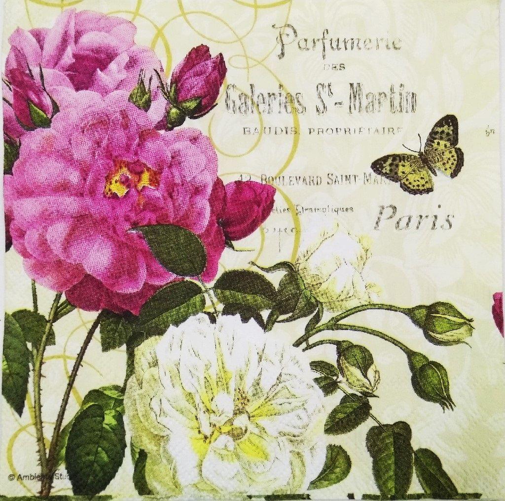 Decoupage Napkin / Tissue papers - 33cm by 33cm - GT1567