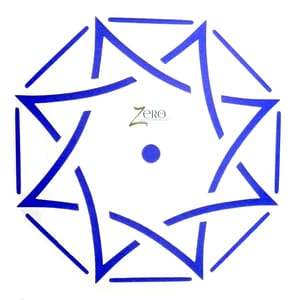 Imported Stencils- 5"*5"- Angled Lines Design Background