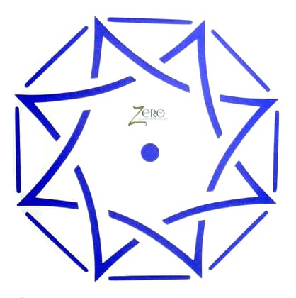 Imported Stencils- 5"*5"- Angled Lines Design Background