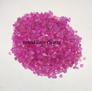 Brand Zero Quartz - Pink Quartz - 4 mm to 7 mm Brand Zero Quartz - Pink Quartz - 4 mm to 7 mm