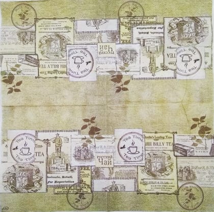 Decoupage Napkin / Tissue papers - 33cm by 33cm - GT1588