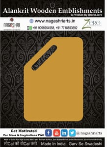 Brand Zero MDF Chopping Board Design 112 - Select Your Preference Of Size & Thickness