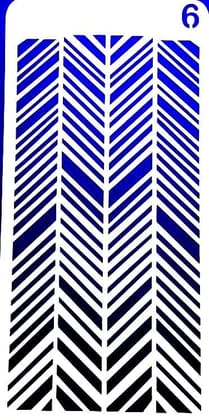 Imported Stencils- 4"*8"- Design 6