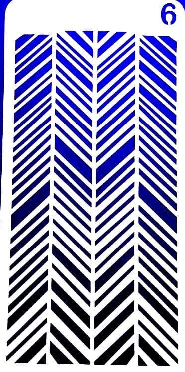Imported Stencils- 4"*8"- Design 6